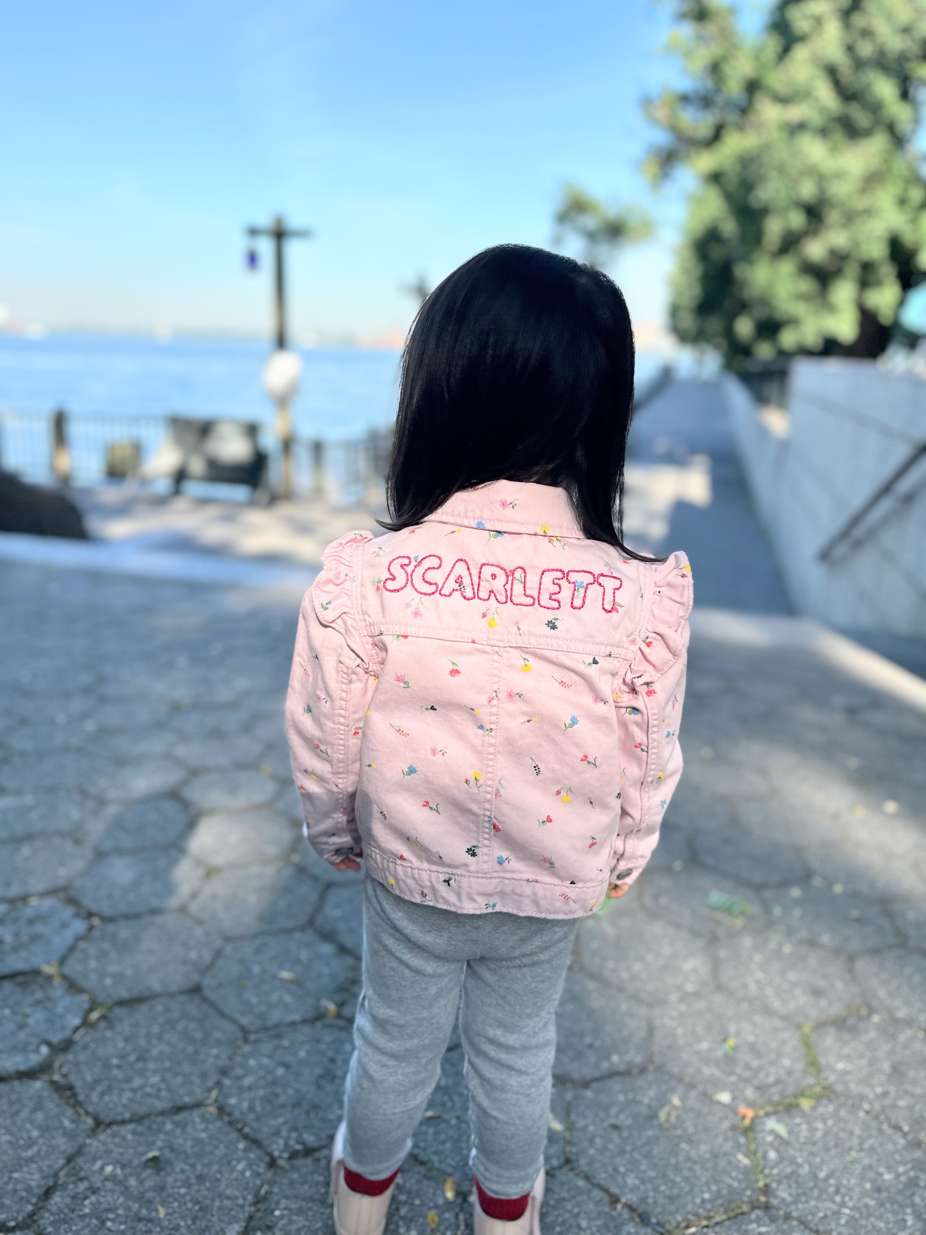 Kids Denim Jacket - Name