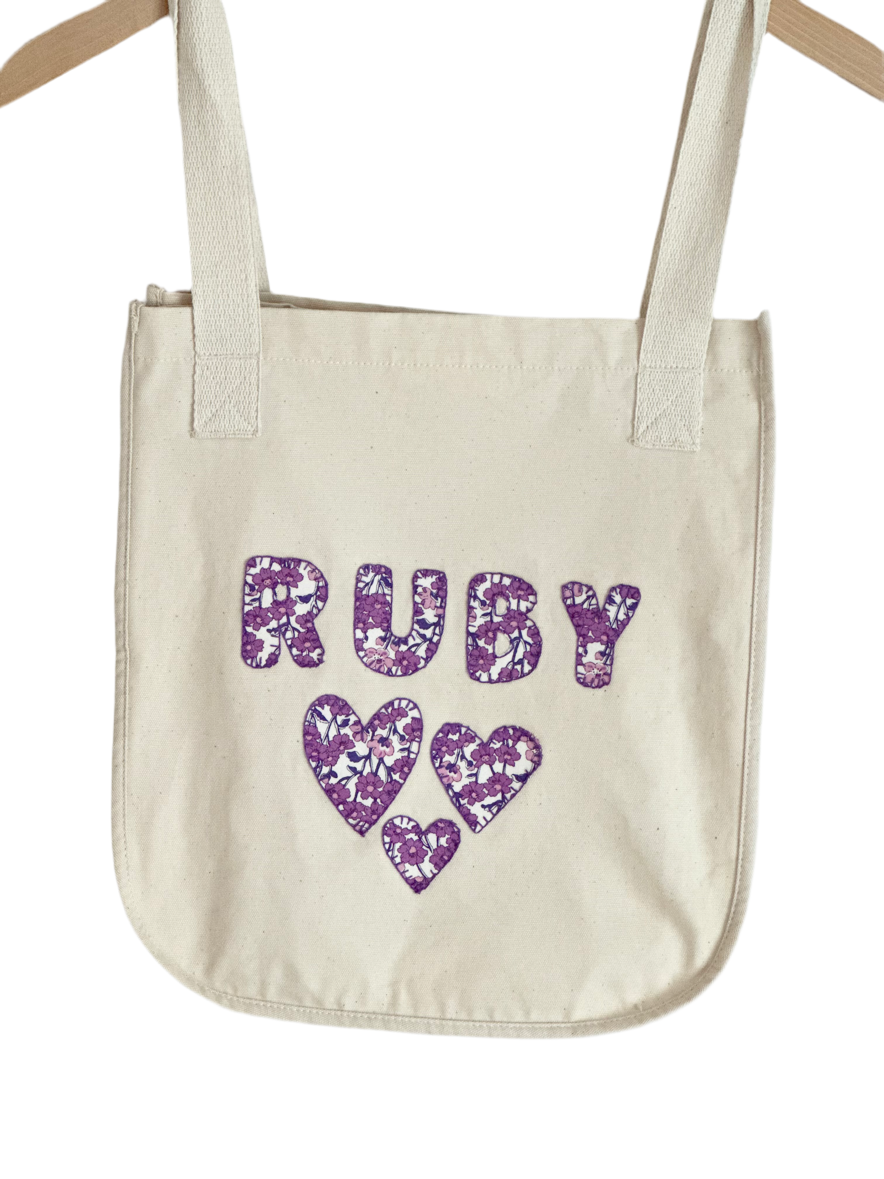 Cotton Tote Organic - Applique Name