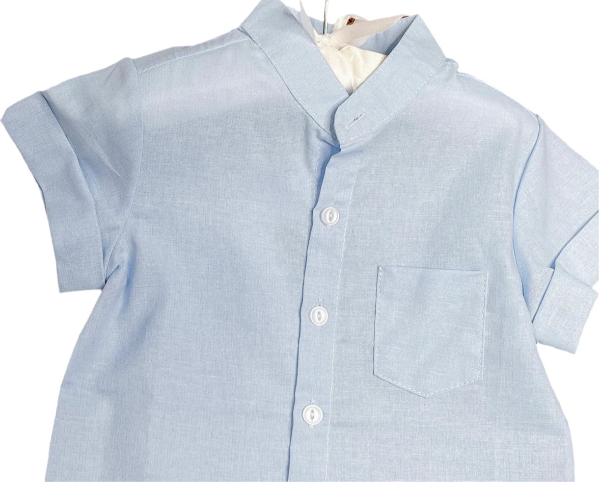 Kids Linen Short Sleeve