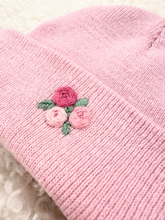 Kids Beanie - Roses