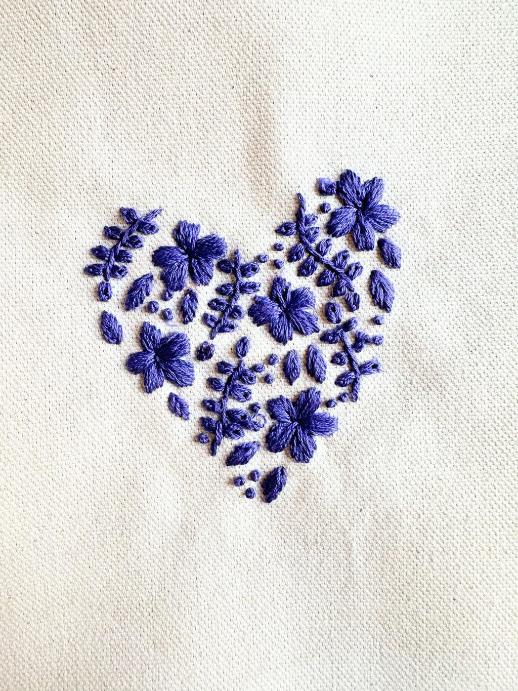 Cotton Tote - Floral Heart