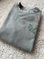 Adult Sweatshirt Organic - Origami Crane