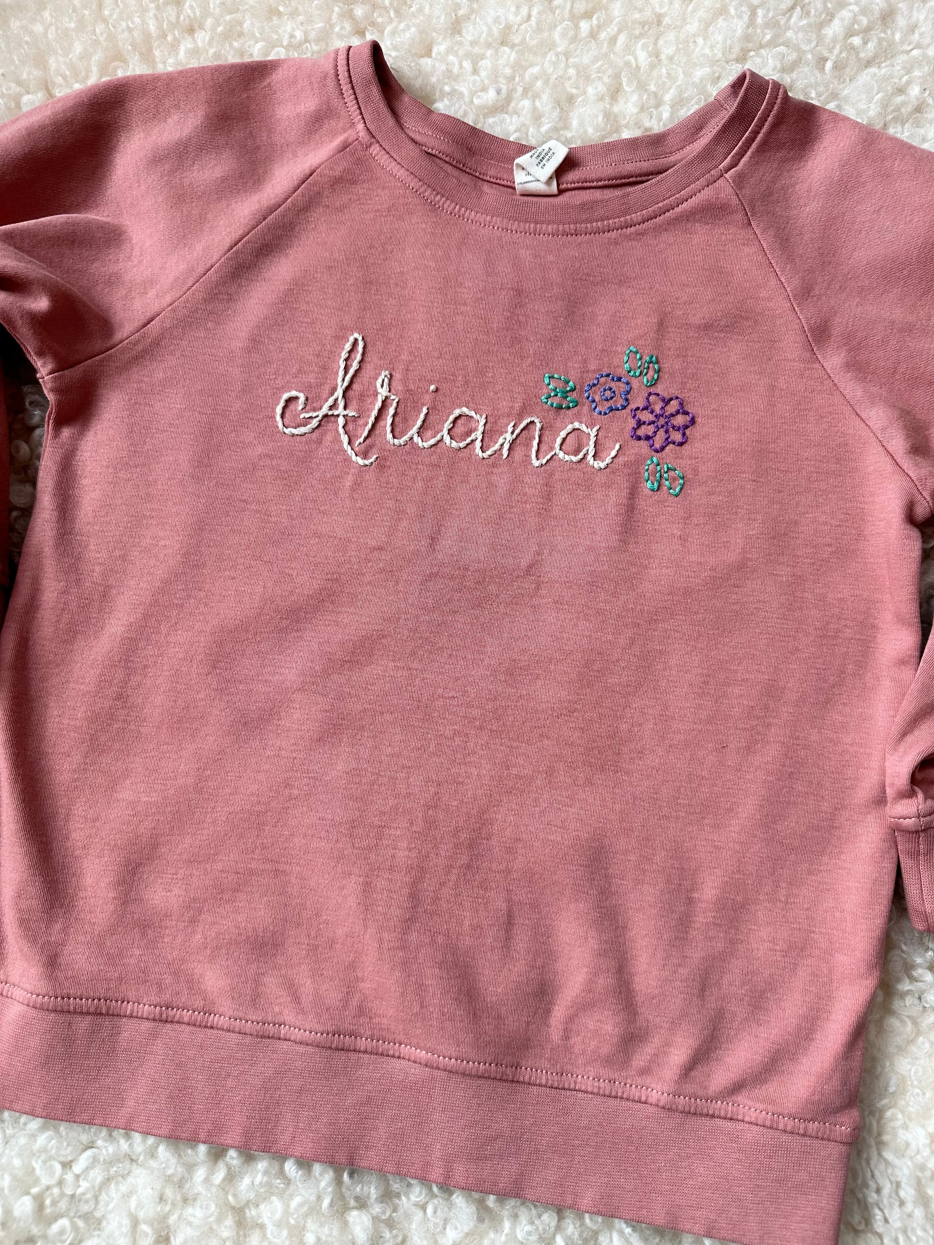 Kids Long Sleeve Organic - Floral