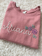 Kids Long Sleeve Organic - Floral