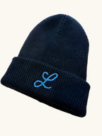 Adult Wool/Cashmere Beanie - Initial