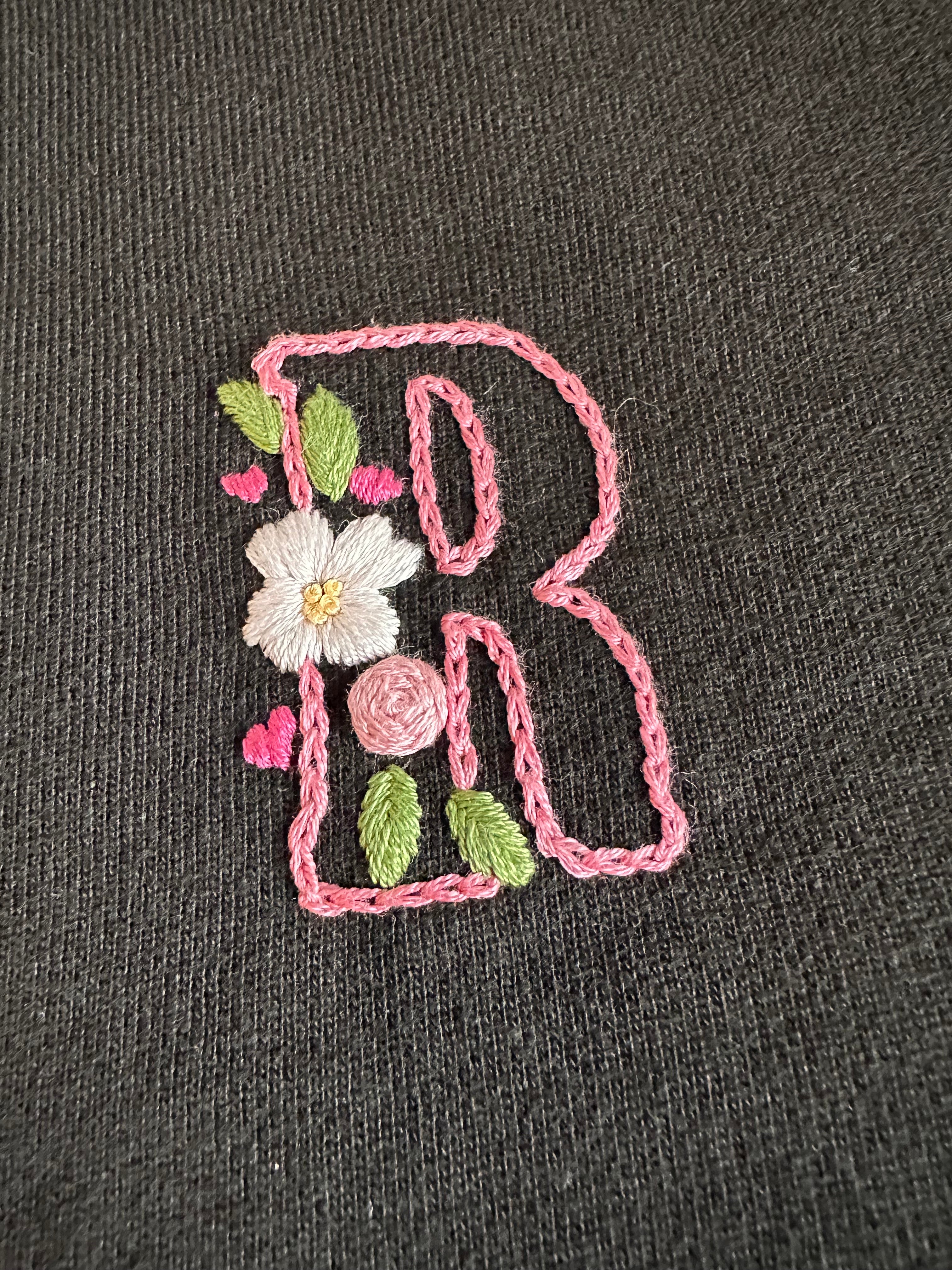 Adult Sweatshirt Organic - Pink Floral