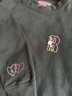 Adult Sweatshirt Organic - Pink Floral