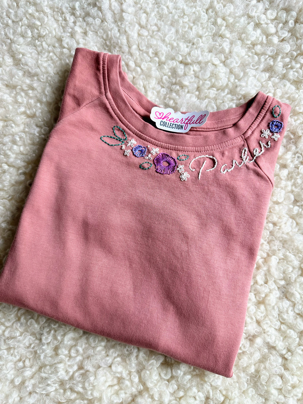 Kids Long Sleeve Organic - Floral
