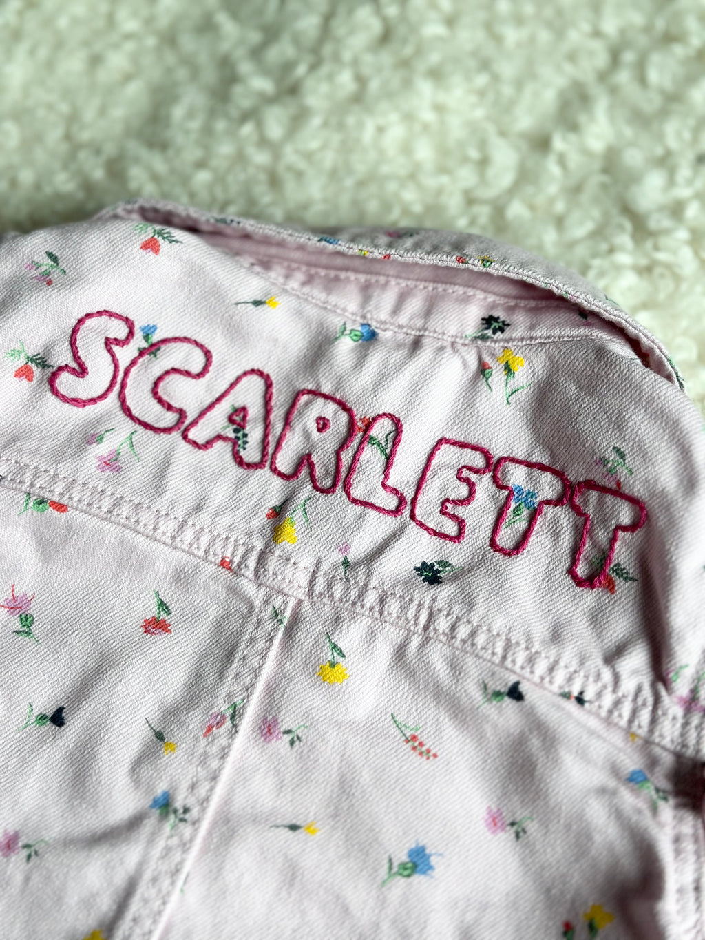 Kids Denim Jacket - Name