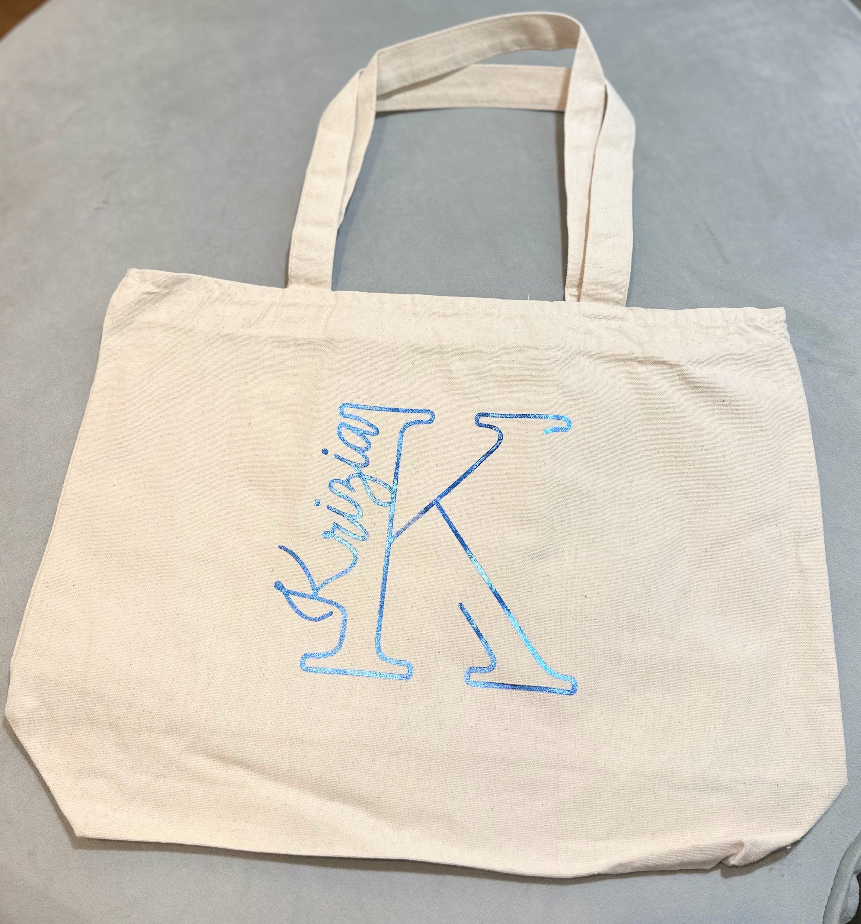 Zippered Tote - Name