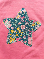 Kids Long Sleeve Organic - Applique Star