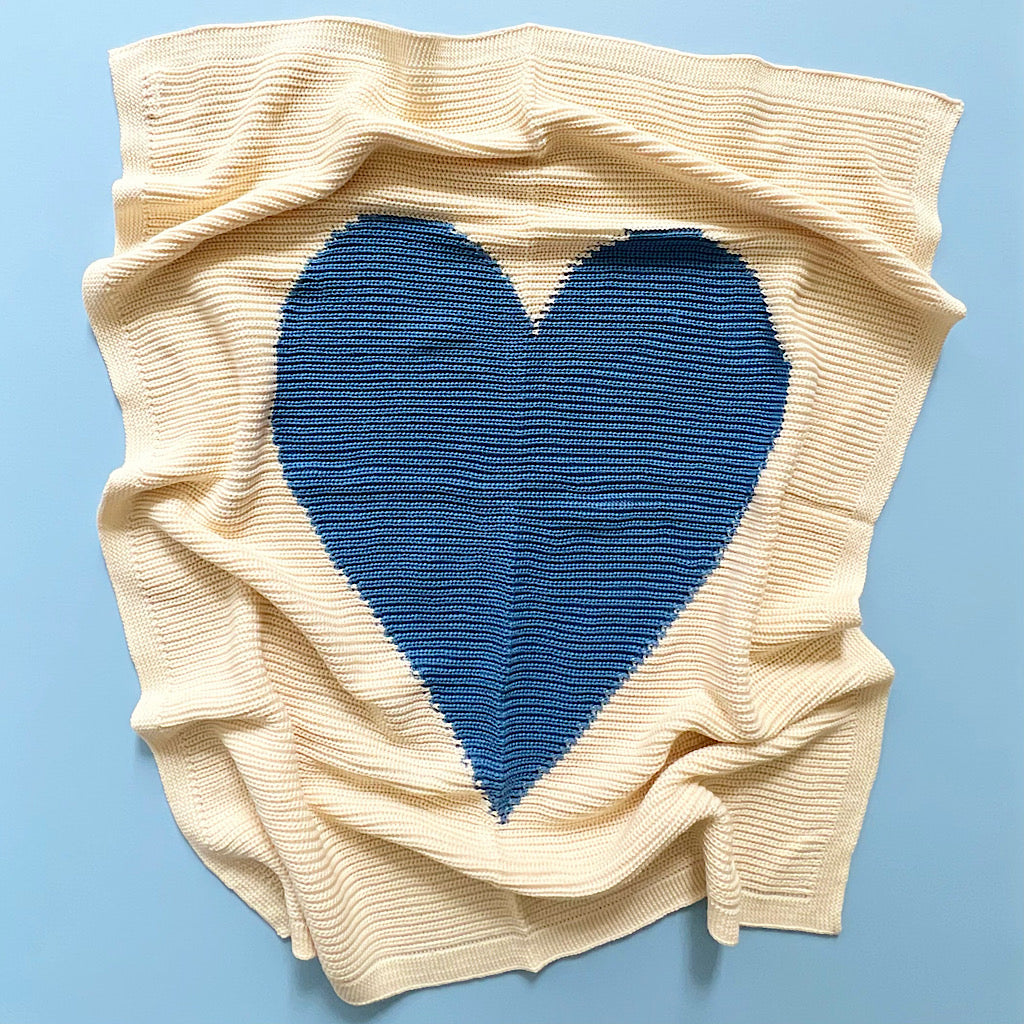 Heart Baby Blanket Organic