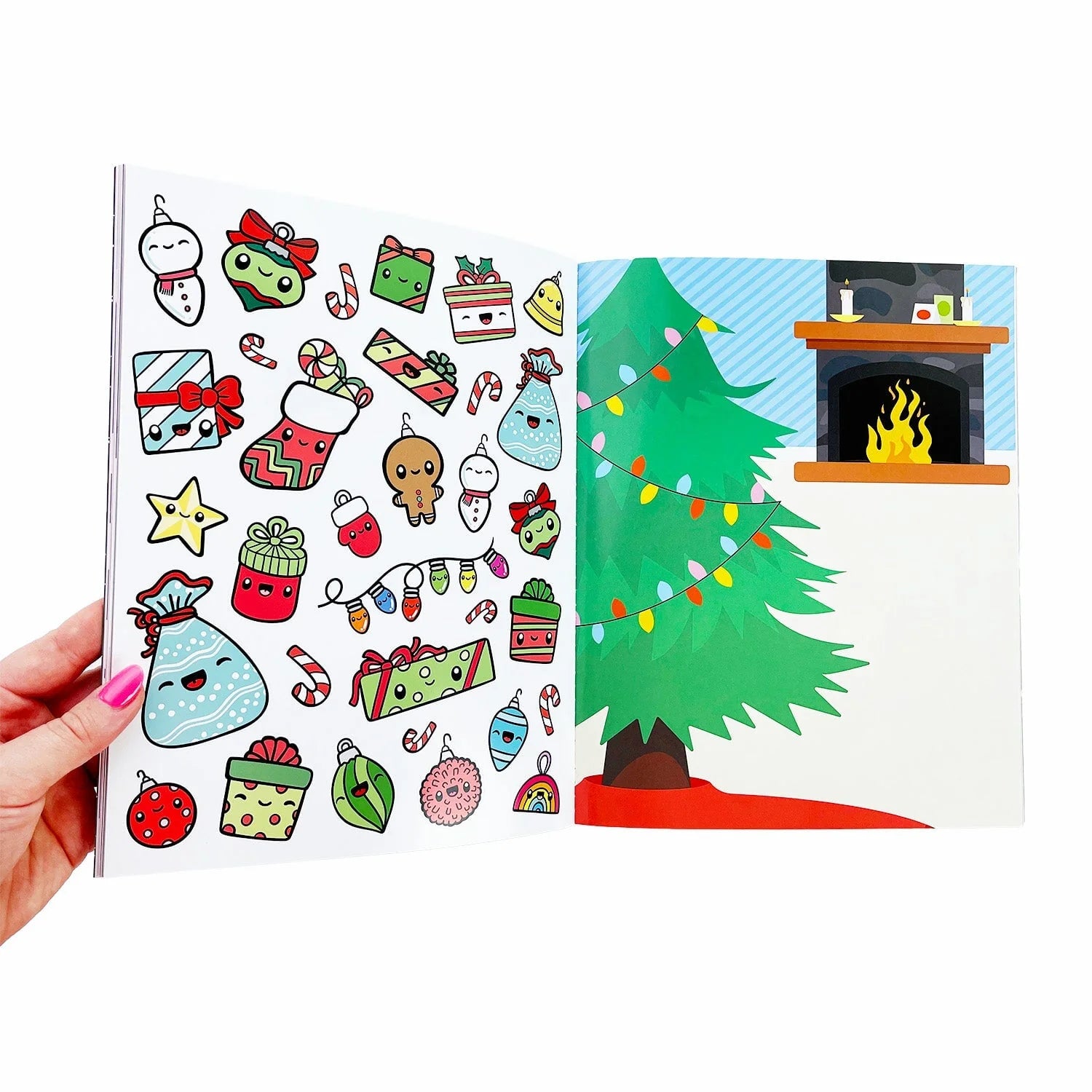 Draw Along Christmas Sticker Book